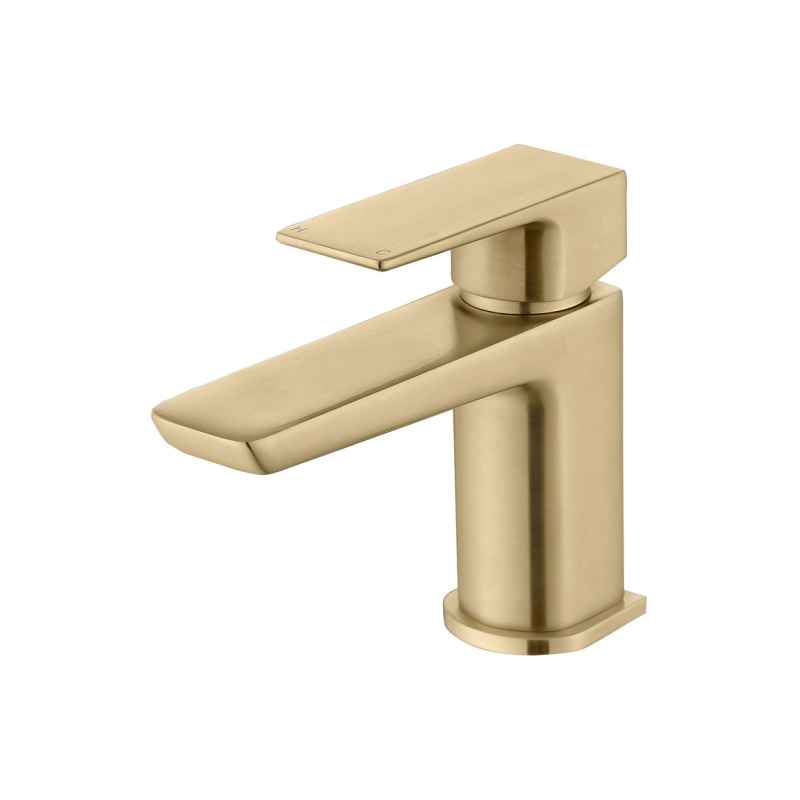 Chard Brushed Brass Bathroom Taps